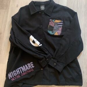 Nightmare Before Christmas Button Up Flannel/Jacket